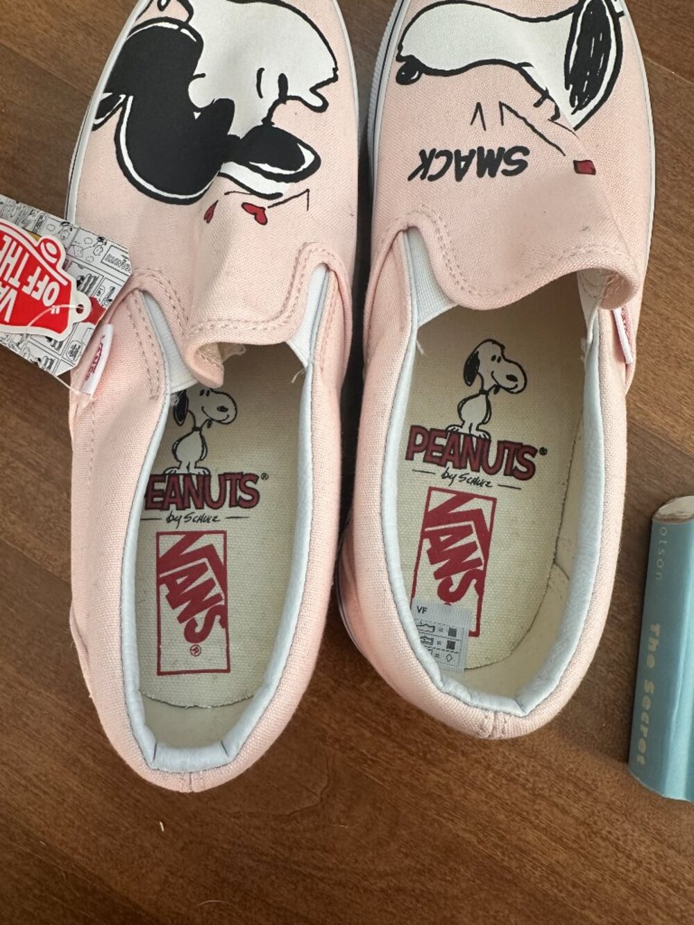 Vans Slip-On Peanuts Smack in Light Pink - Picture 4 of 16